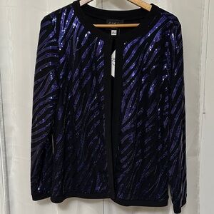 Bob Mackie Sequin Evening Jacket - Size Large
NWT